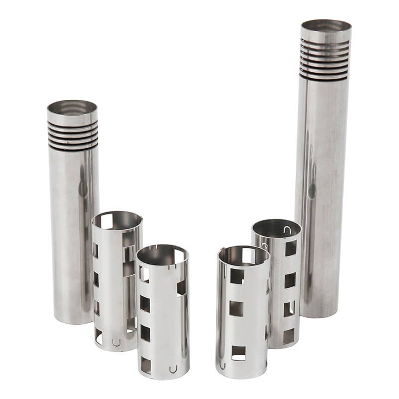 Tubos de acero inoxidable de precisión de corte láser personalizado