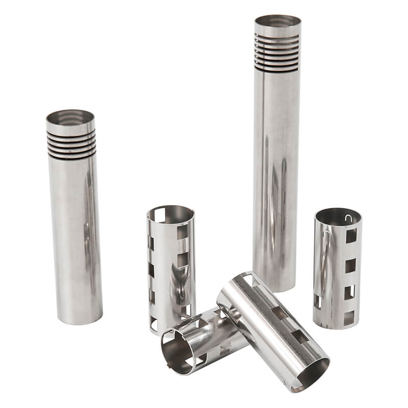 Tubos de acero inoxidable de precisión de corte láser personalizado